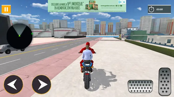 Superhero Bike Taxi Simulator android App screenshot 0