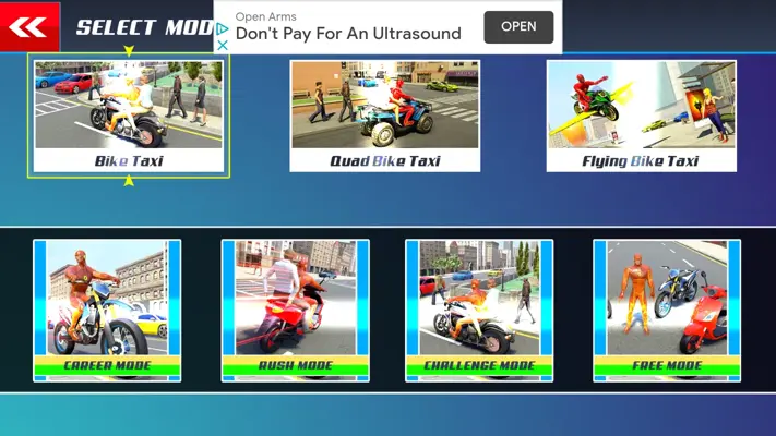 Superhero Bike Taxi Simulator android App screenshot 9