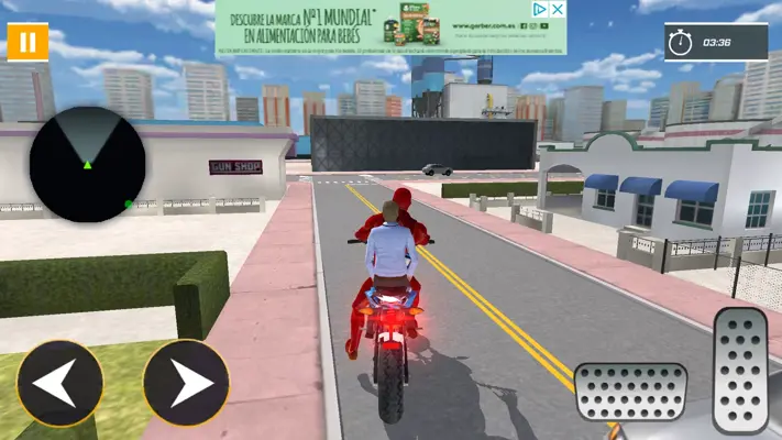 Superhero Bike Taxi Simulator android App screenshot 1