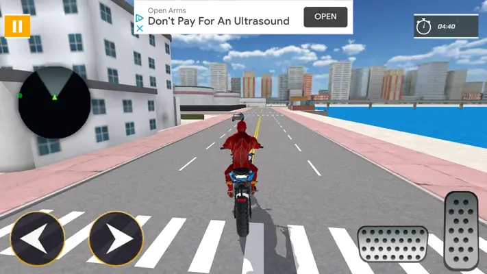 Superhero Bike Taxi Simulator android App screenshot 3